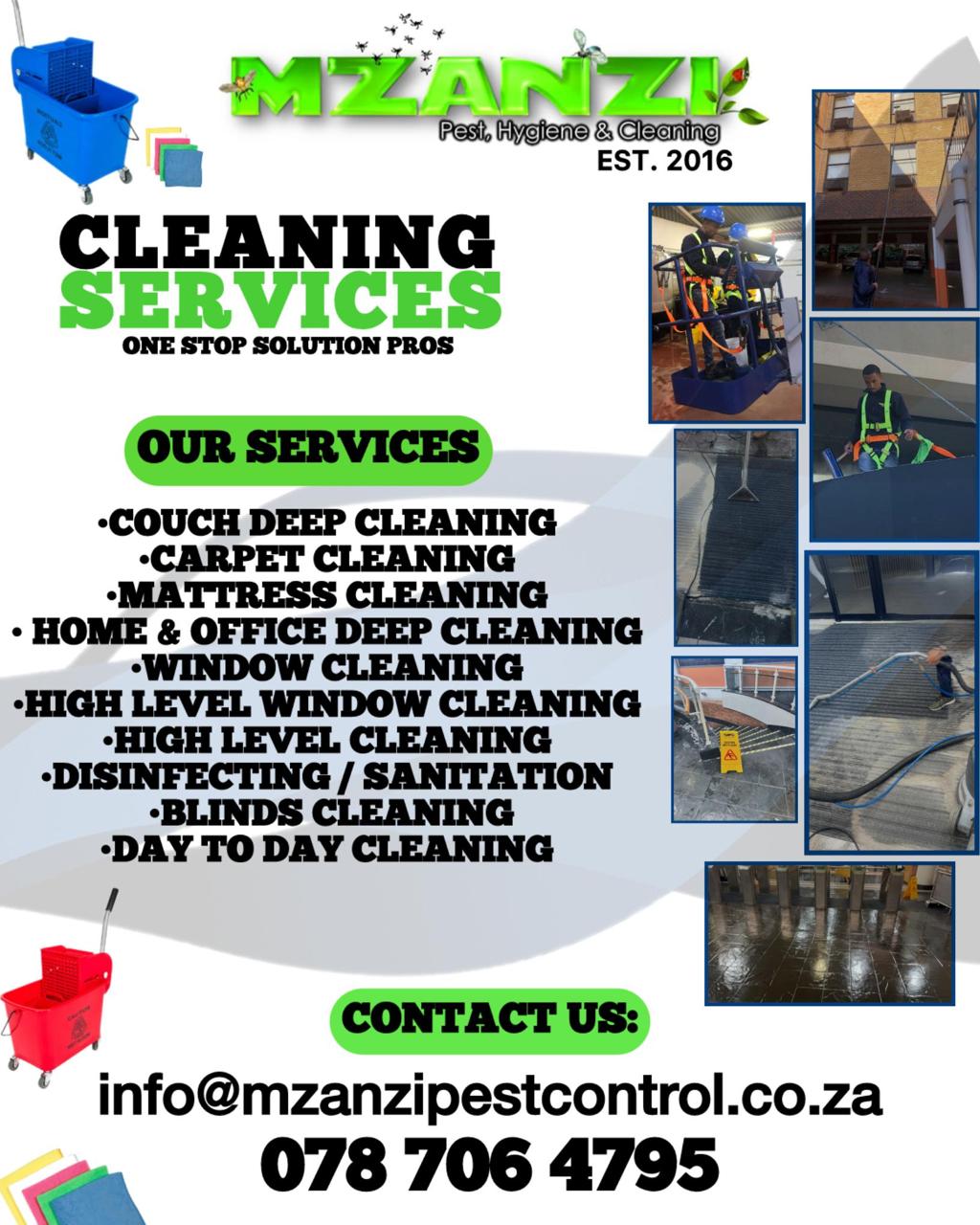 MZANZI – Pest, Hygiene & Cleaning